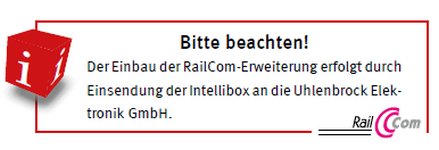 Uhlenbrock 65030 - RailCom-Erweiterung für Intellibox ,-IR